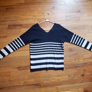 Banana Republic Navy Striped Sweater